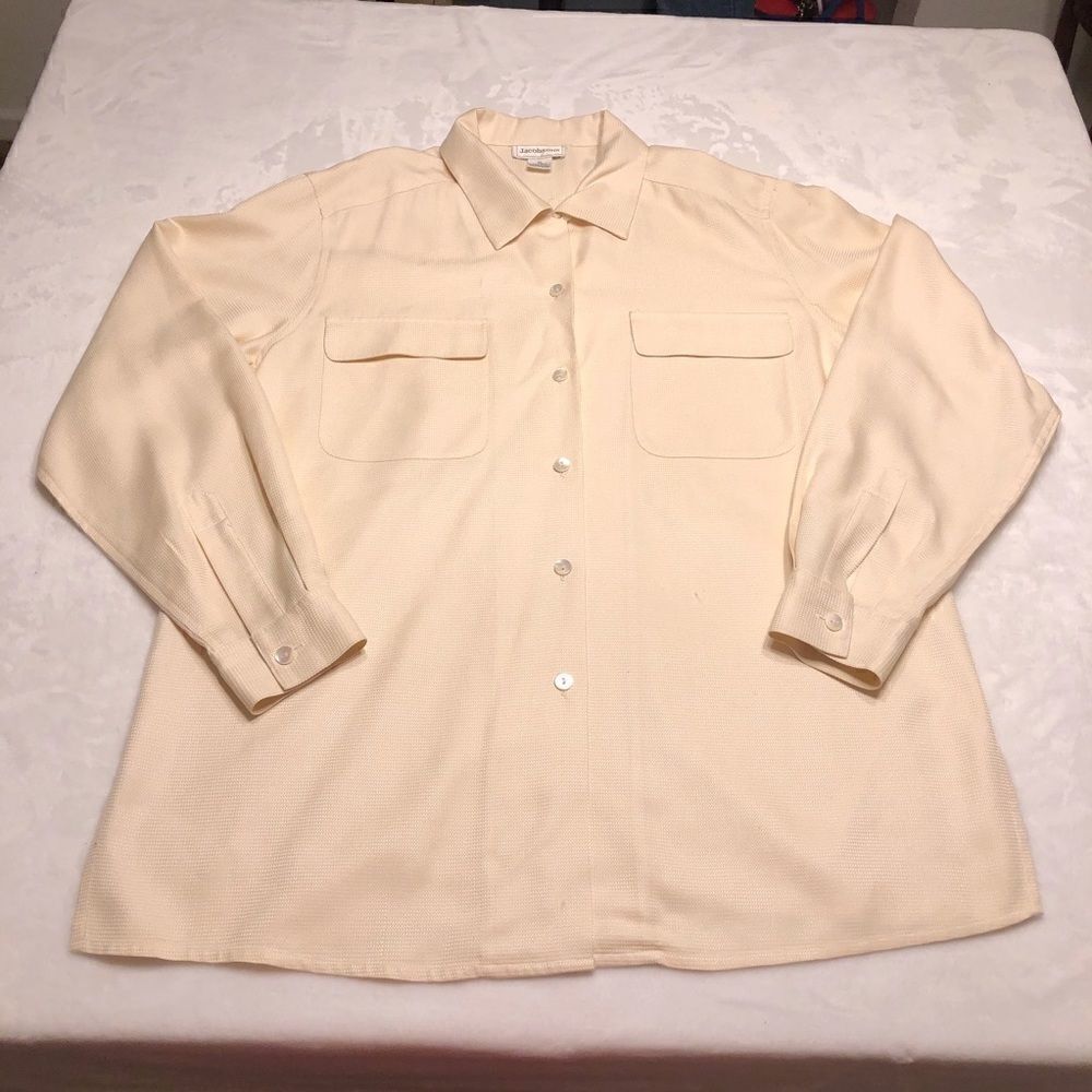 Jacobson’s Vintage Silk Button Down Blouse